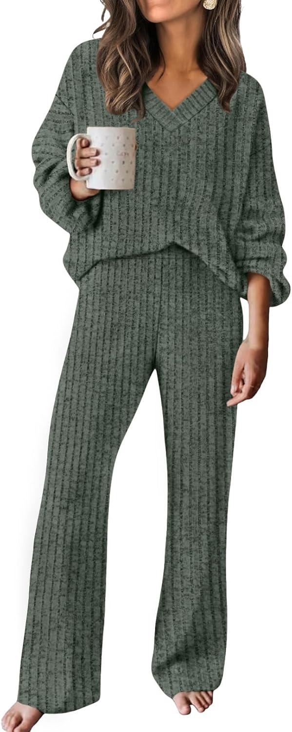 RUMIA Lounge Sets for Women 2026 Vacation Matching Track Suits Sweater Fall Outfits (S-2XL)