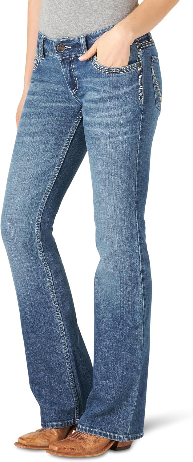 Wrangler Ladies Retro Sadie Boot Cut Jeans