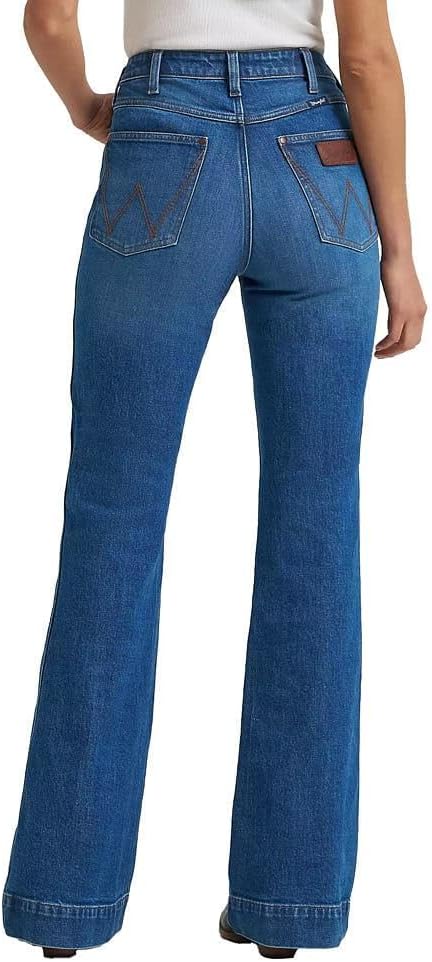 Wrangler Women’s Retro Bailey High Rise Trouser Jean in Mina