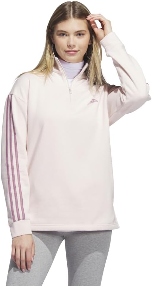adidas Women’s Quarter-zip Fleece Sweatshirt