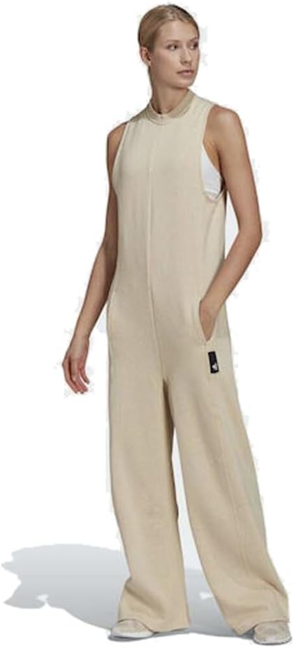 adidas Sportswear Women’s Sleeveless Tracksuit, Beige