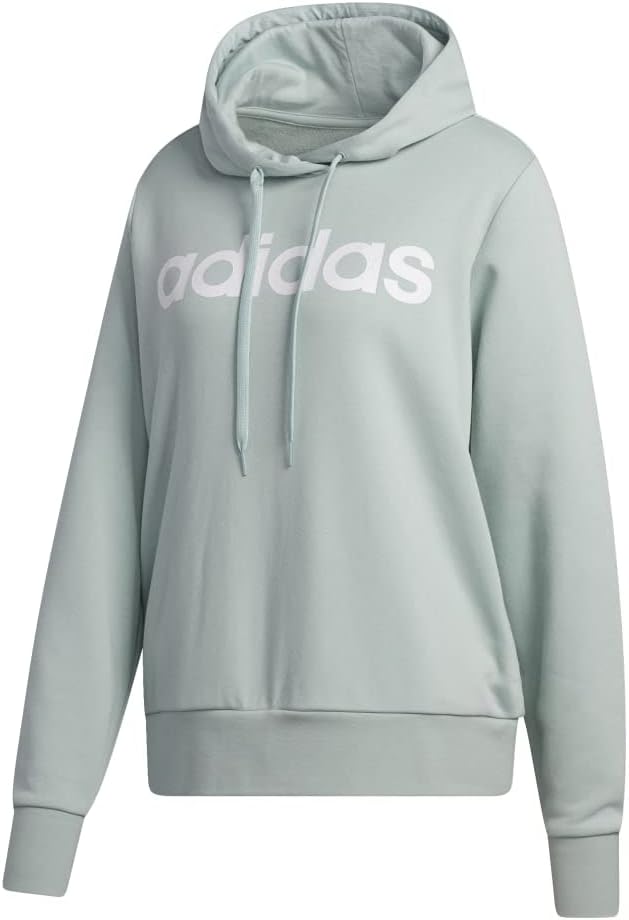 adidas Essentials Linear Fleece Hoodie (Plus Size) Women’s