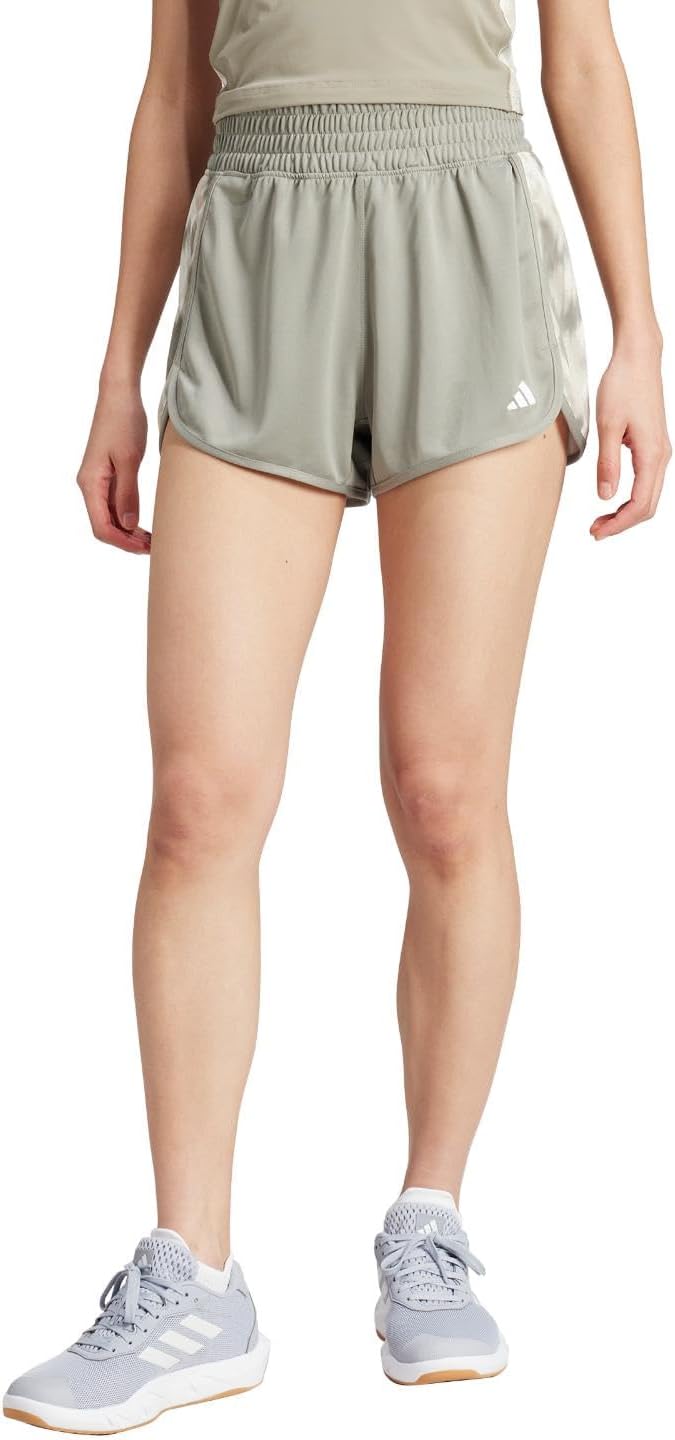 Adidas Womens Pacer Train Essentials Flower Tie-dye Knit Shorts