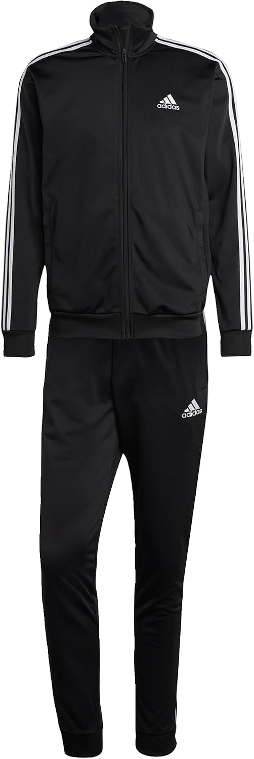 adidas Men’s Basic 3-Stripes Tricot Track Suit