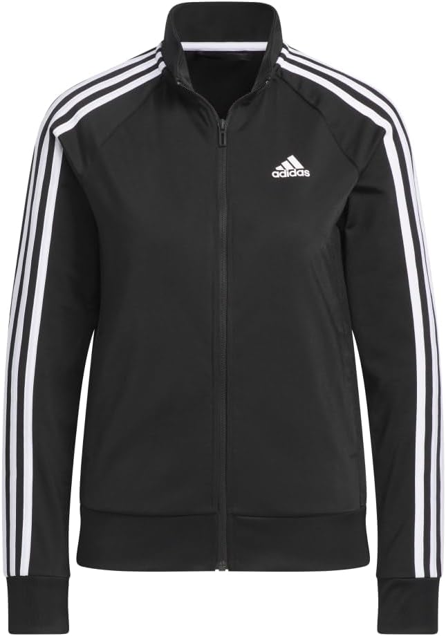 adidas Women’s Essentials Warm-Up Slim 3-Stripes Track Jacket
