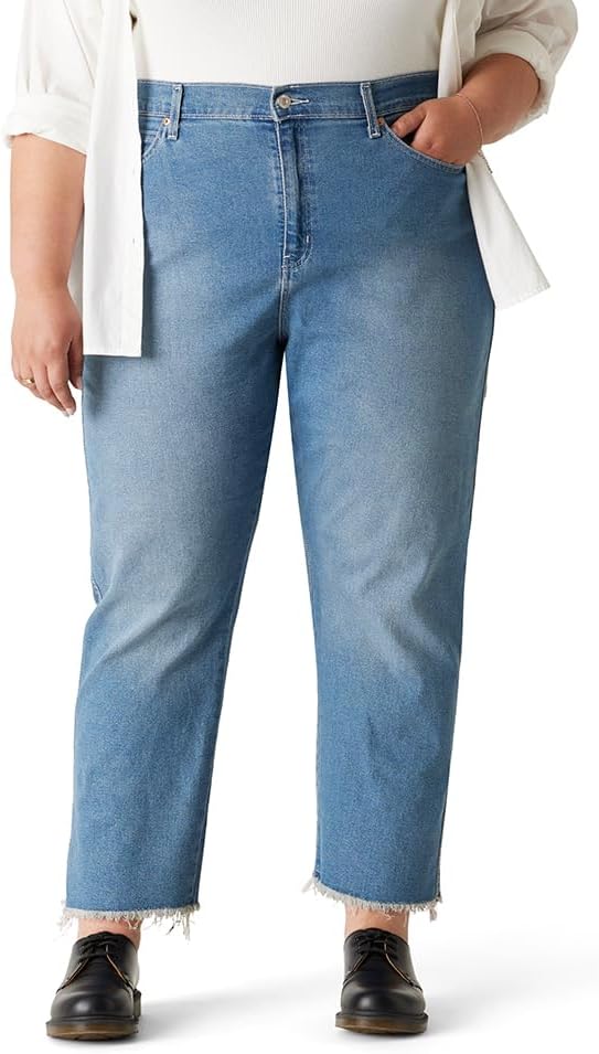 Levi Strauss Signature Gold Women’s Heritage High Rise Straight Jeans Stretch Denim (Available in Plus)