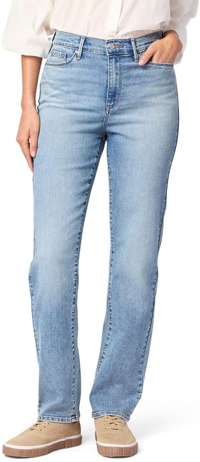 Levi Strauss Signature Gold Women’s ’03 Essential High-Rise Straight Jeans Stretch Denim (Also Available in Plus)