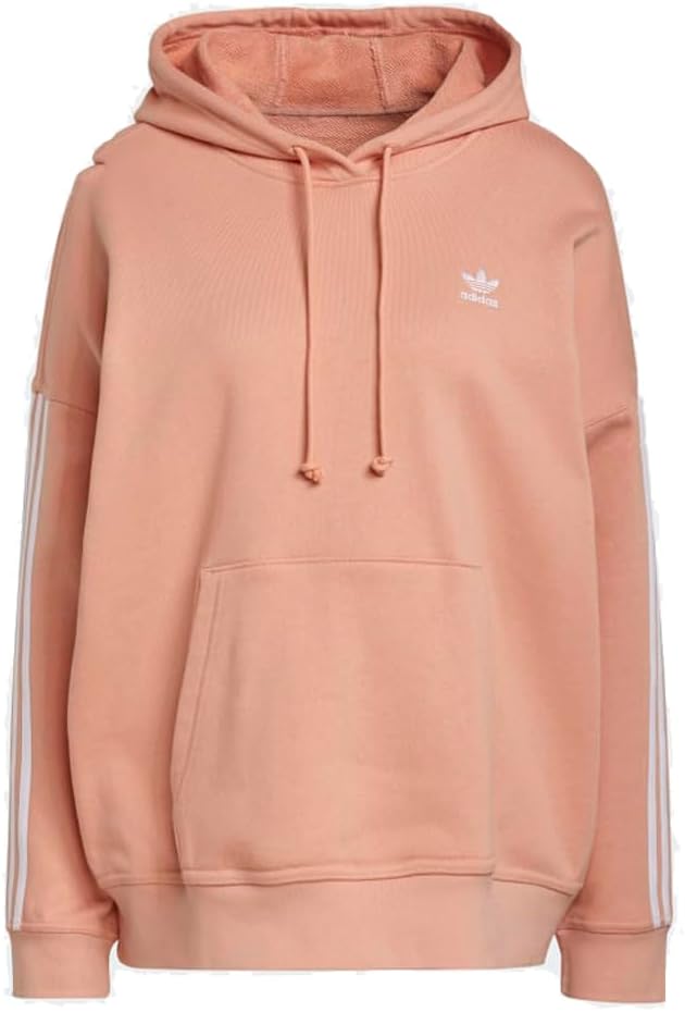 adidas Originals Womens Adicolor Classics Oversize Hoodie, Ambient Blush