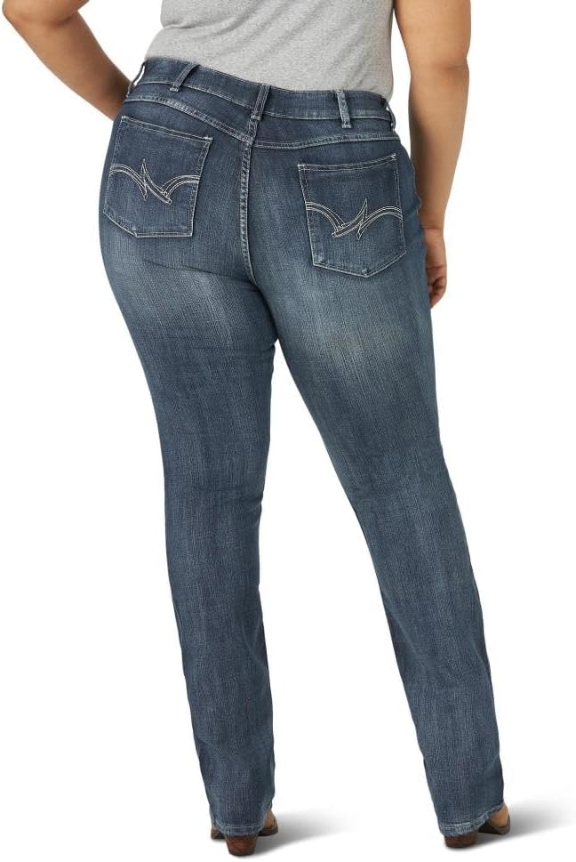 Wrangler Women’s Plus Size Straight Leg Jean