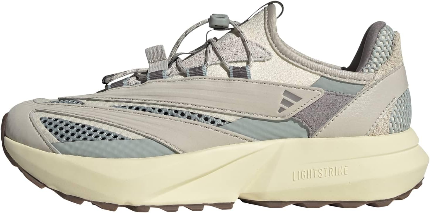 adidas Womens Lightblaze Vista Lace Up Sneakers Shoes Casual – White