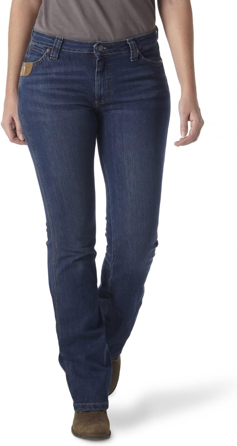 Wrangler Riggs Workwear Womens 5 Pocket Boot Cut JeanWork Utility Pants