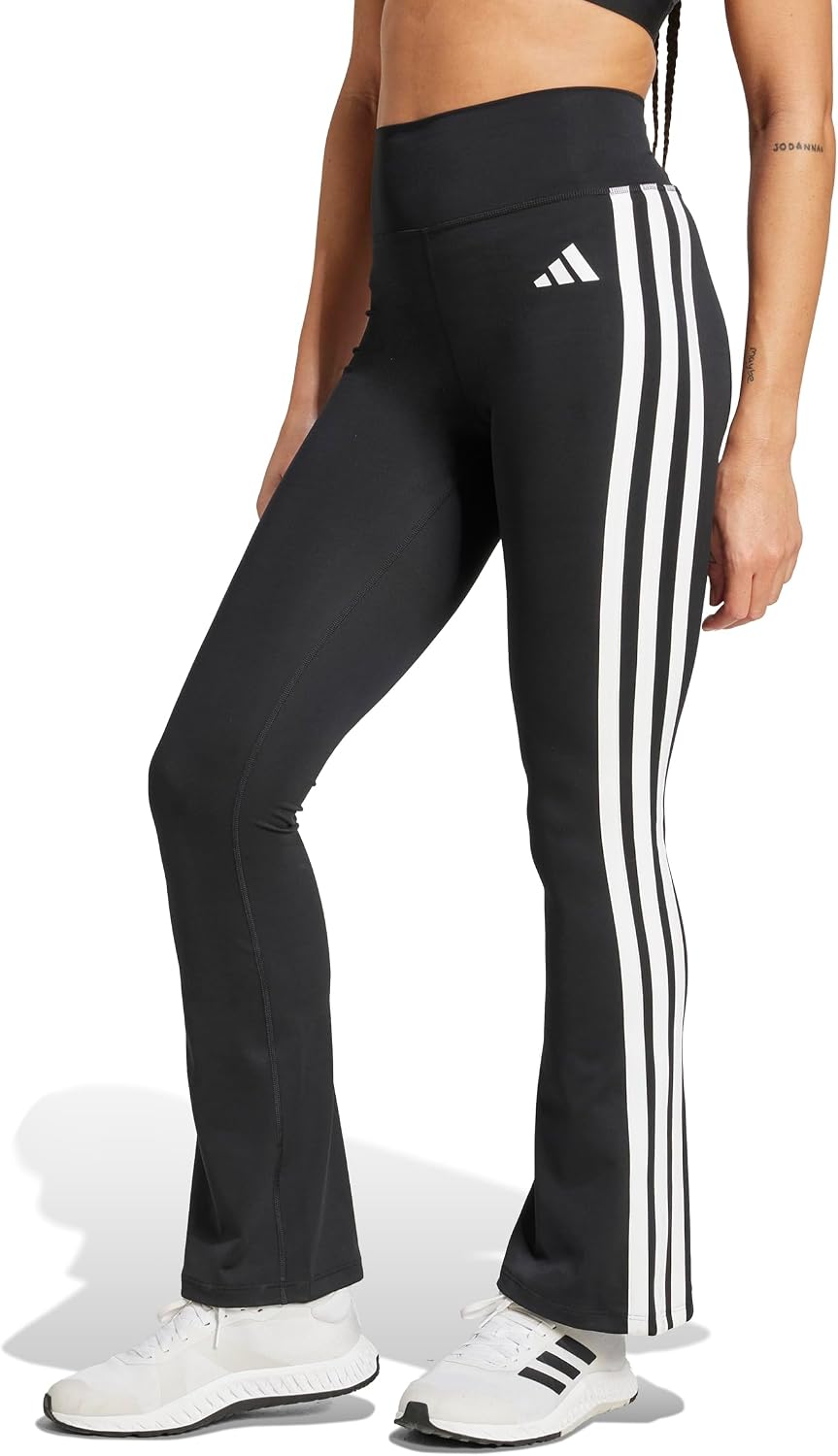 adidas Women’s Optime Essentials 3-Stripes Flared Training Leggings