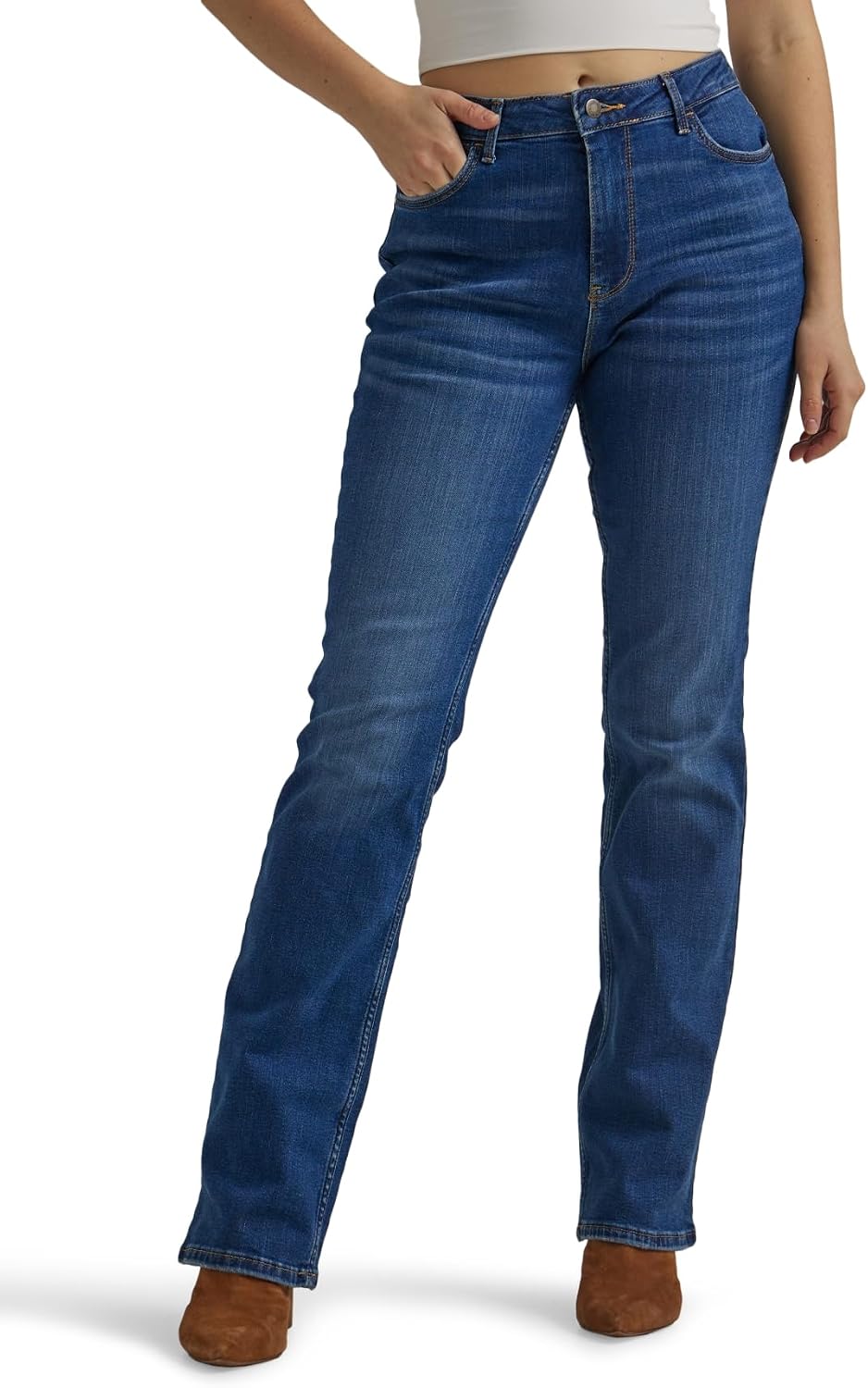 Wrangler Women’s High Rise Bold Boot Jean
