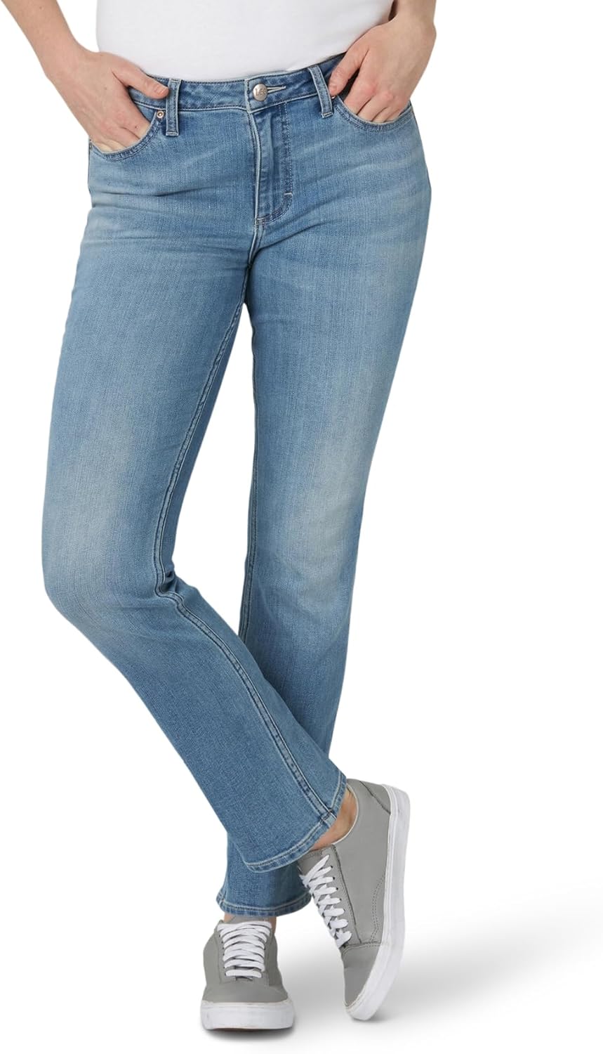 Lee Women’s Legendary Mid Rise Straight Leg Jean