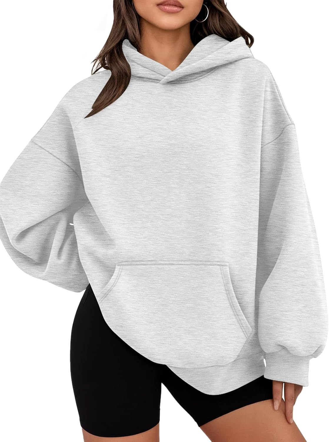 WYNNQUE Hoodies for Women Oversized Sweatshirts Fall Fashion Outfits 2026 Casual Sweaters Tops Fleece Workout Winter Clothes