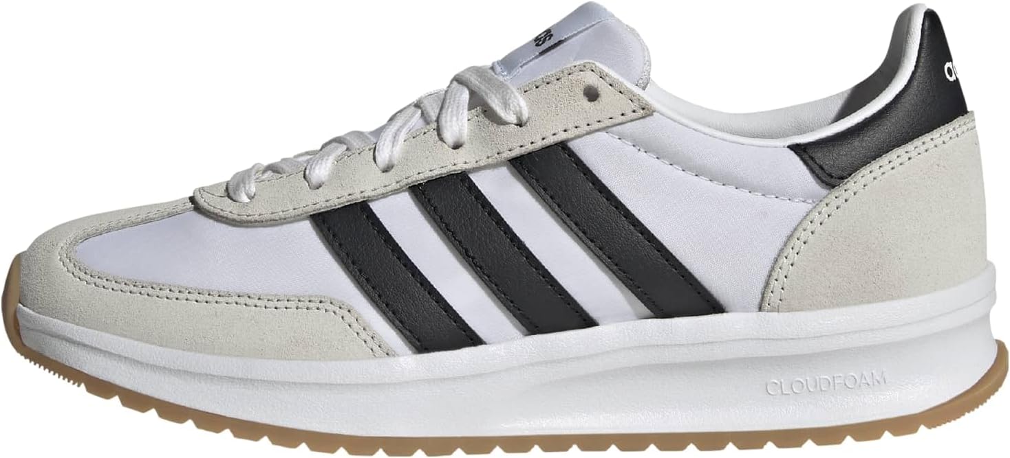 adidas Womens Run 70S 2.0 Lace Up Sneakers Shoes Casual – Black
