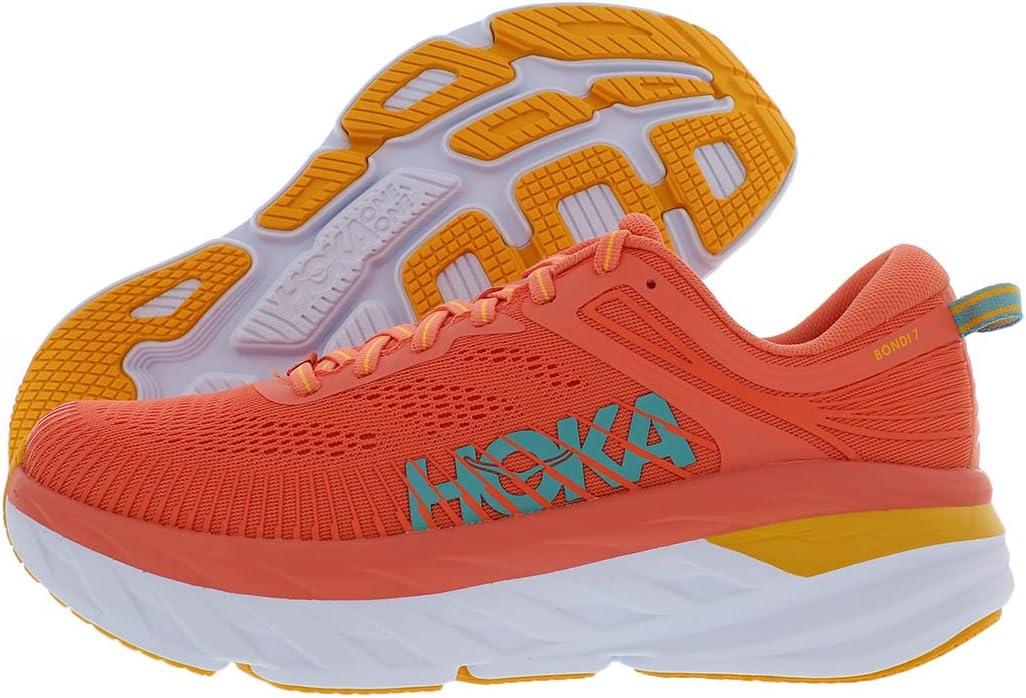 Men’s Bondi 8 in White/Black by Hoka