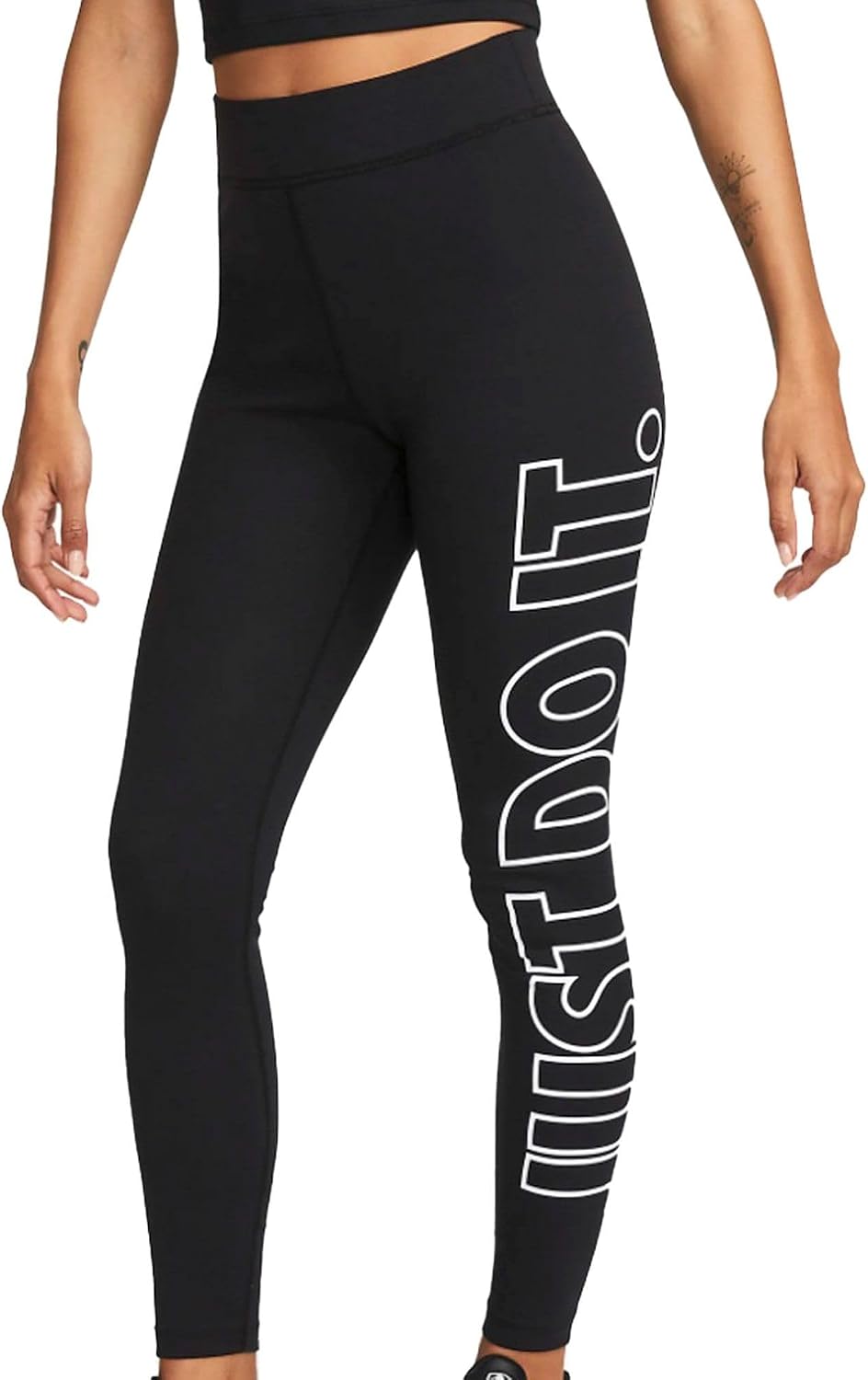 Nike Sportswear ClassicsWomen’s Graphic High-Waisted Leggings, Size XS Black/White