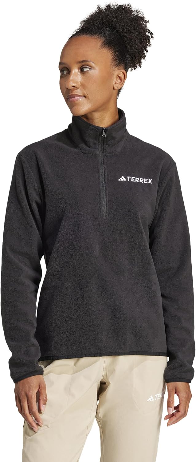 adidas Women’s Terrex Multi Essentials Half-zip Fleece Hiking Jacket