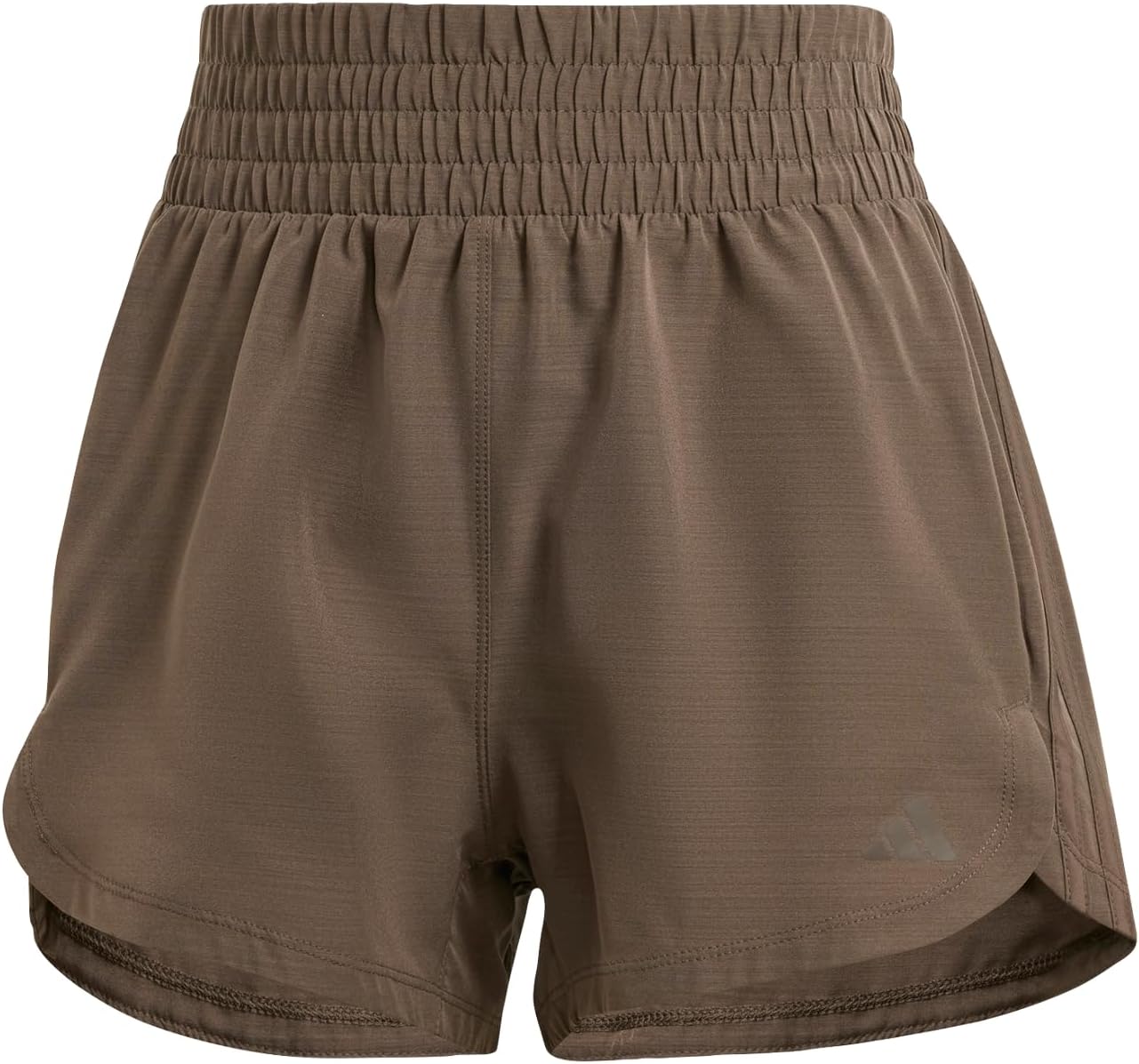adidas Women’s Pacer Training 3-Stripes Woven High Rise Shorts