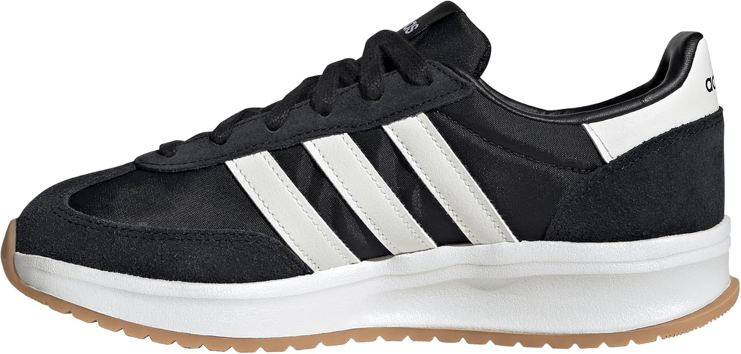 adidas Womens Run 70S 2.0 Lace Up Sneakers Shoes Casual – Black