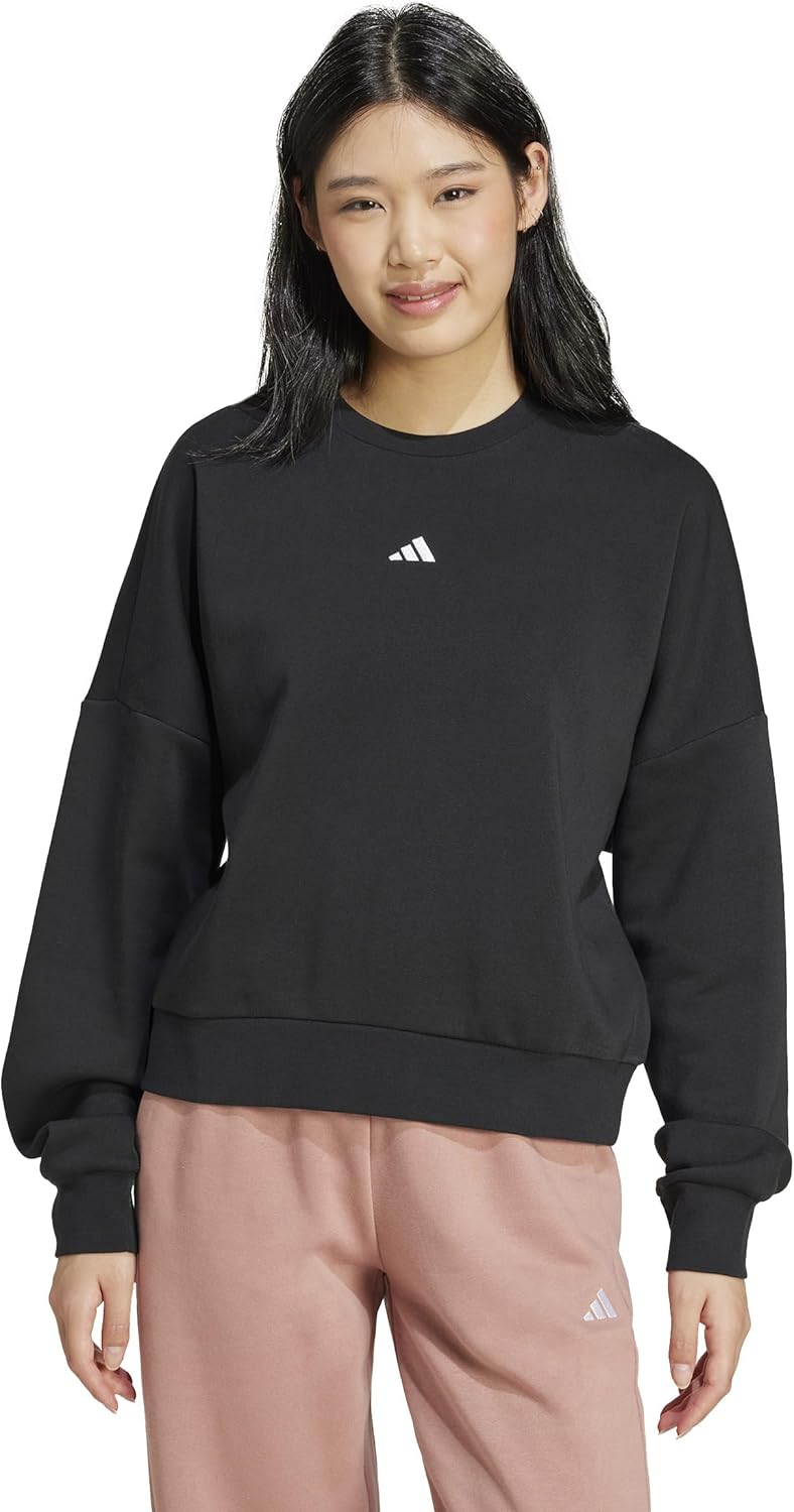 adidas Women’s Essentials Small Logo FeelCozy Sweatshirt