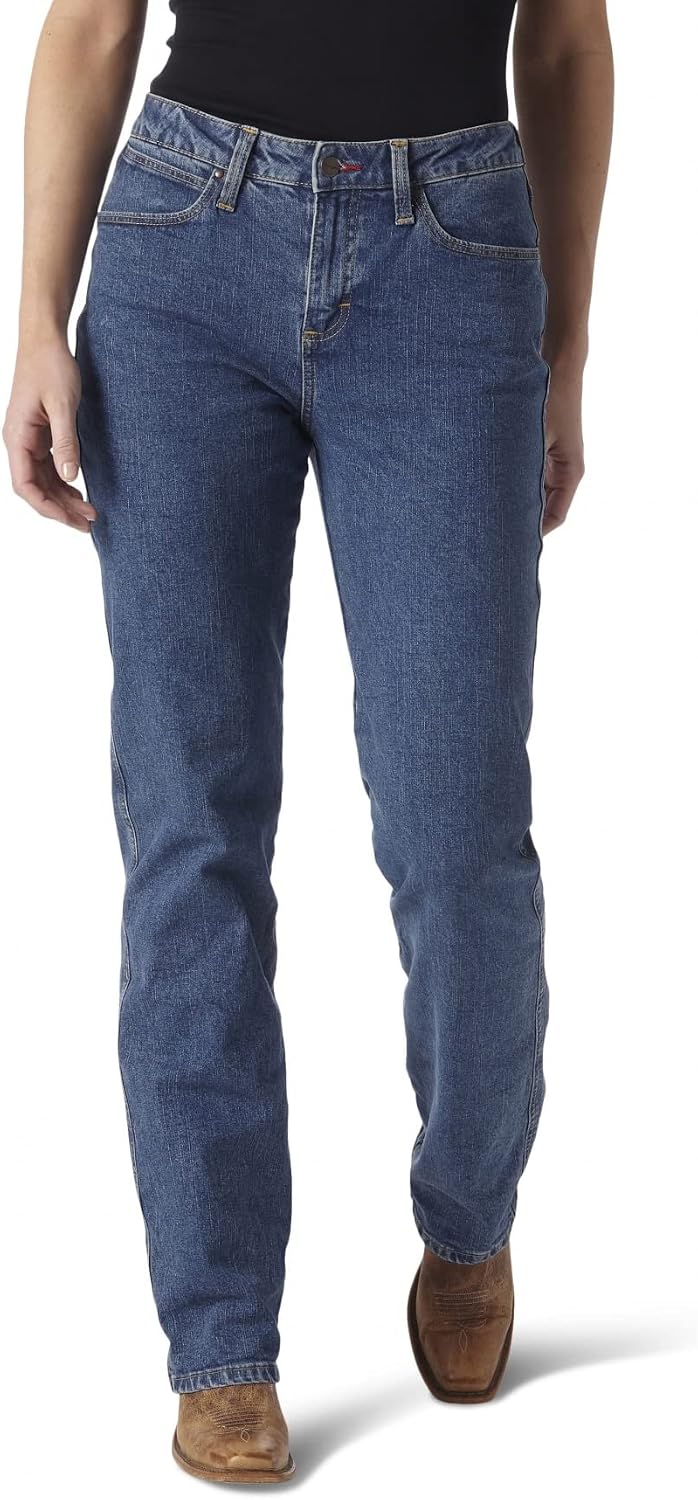 Wrangler Women’s Cowgirl Cut Slim Fit High Rise Stretch Jean
