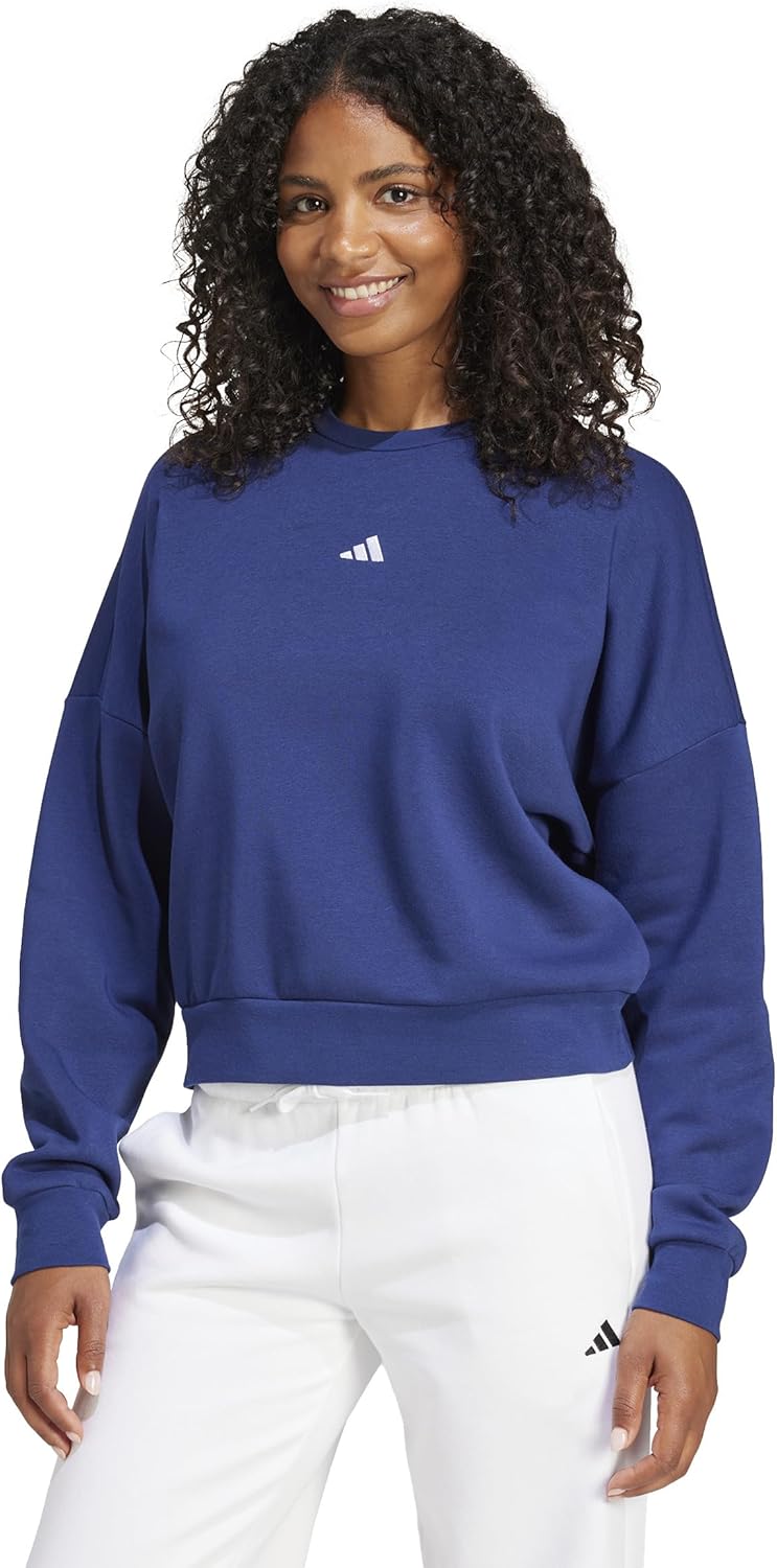 adidas Women’s Essentials Small Logo FeelCozy Sweatshirt
