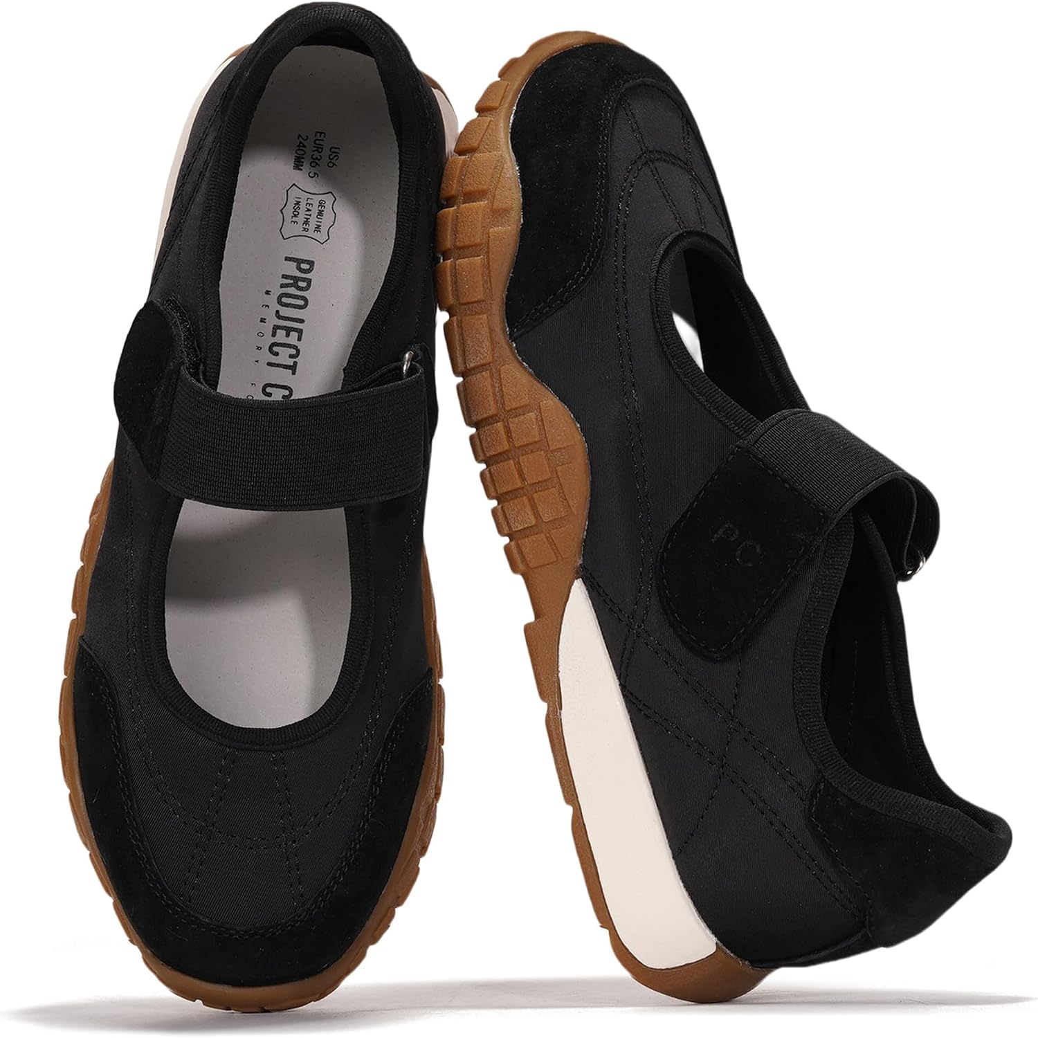 Project Cloud Womens Shoes – Lightweight Mary Jane Shoes Women with Memory Foam Insole – Non Slip Flats for Women Footwear – Women’s Fashion Sneakers 2026