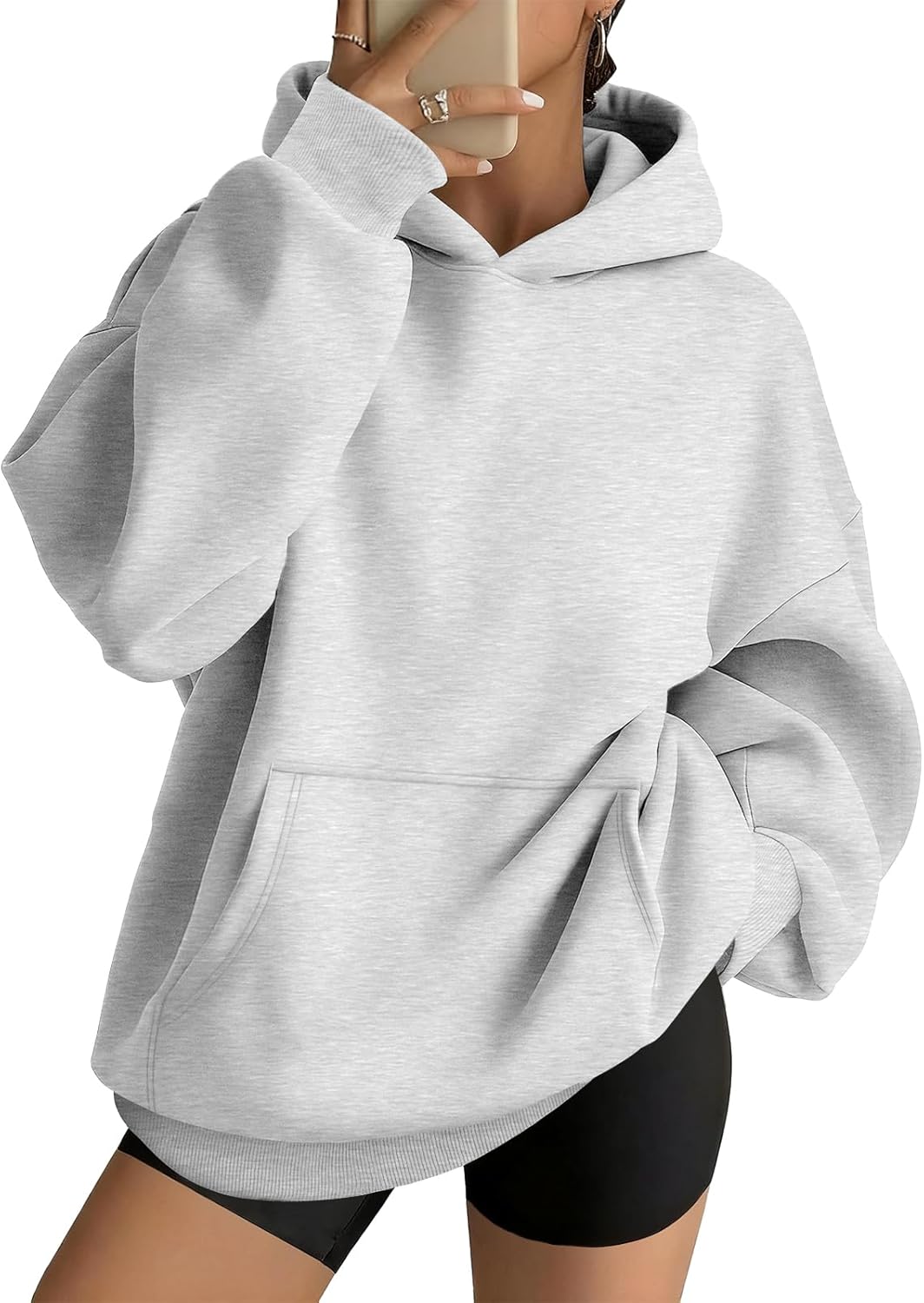 AUTOMET Womens Oversized Hoodies Trendy Pullover Sweatshirts | Comfrt Wear, Oversized Fit Soft Fleece Pullover, Perfect For Trendy Streetwear, College Outfits, And Daily Home Wear