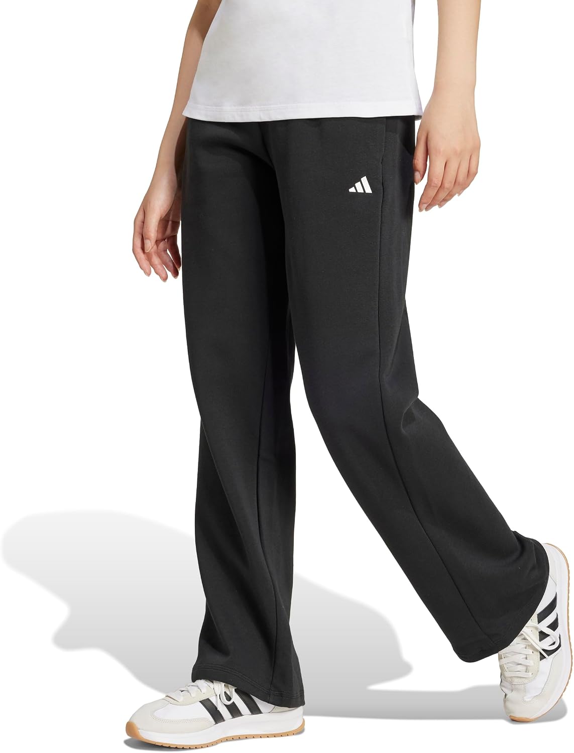 adidas Women’s Essentials Small Logo Feelcozy Open Hem Pants