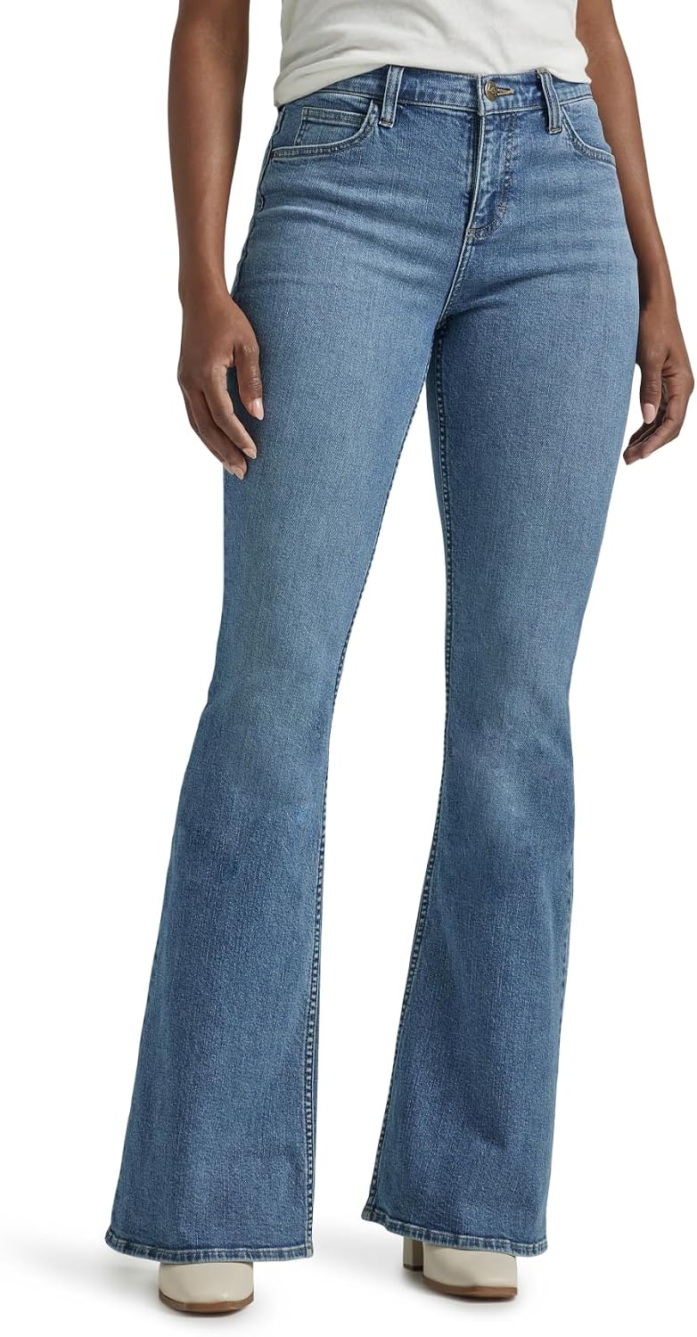 Lee Women’s Legendary Mid Rise Flare Jean