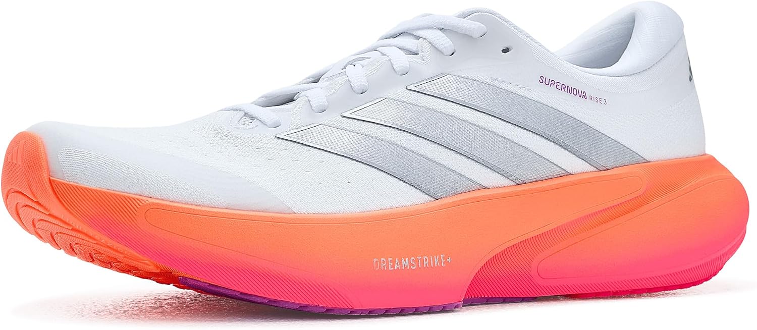 adidas Womens Supernova Rise 3 Running Sneakers Shoes – White
