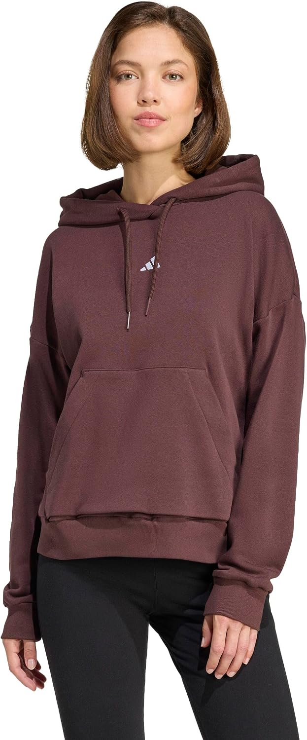 adidas Women’s Essentials Small Logo Feel Cozy Hoodie