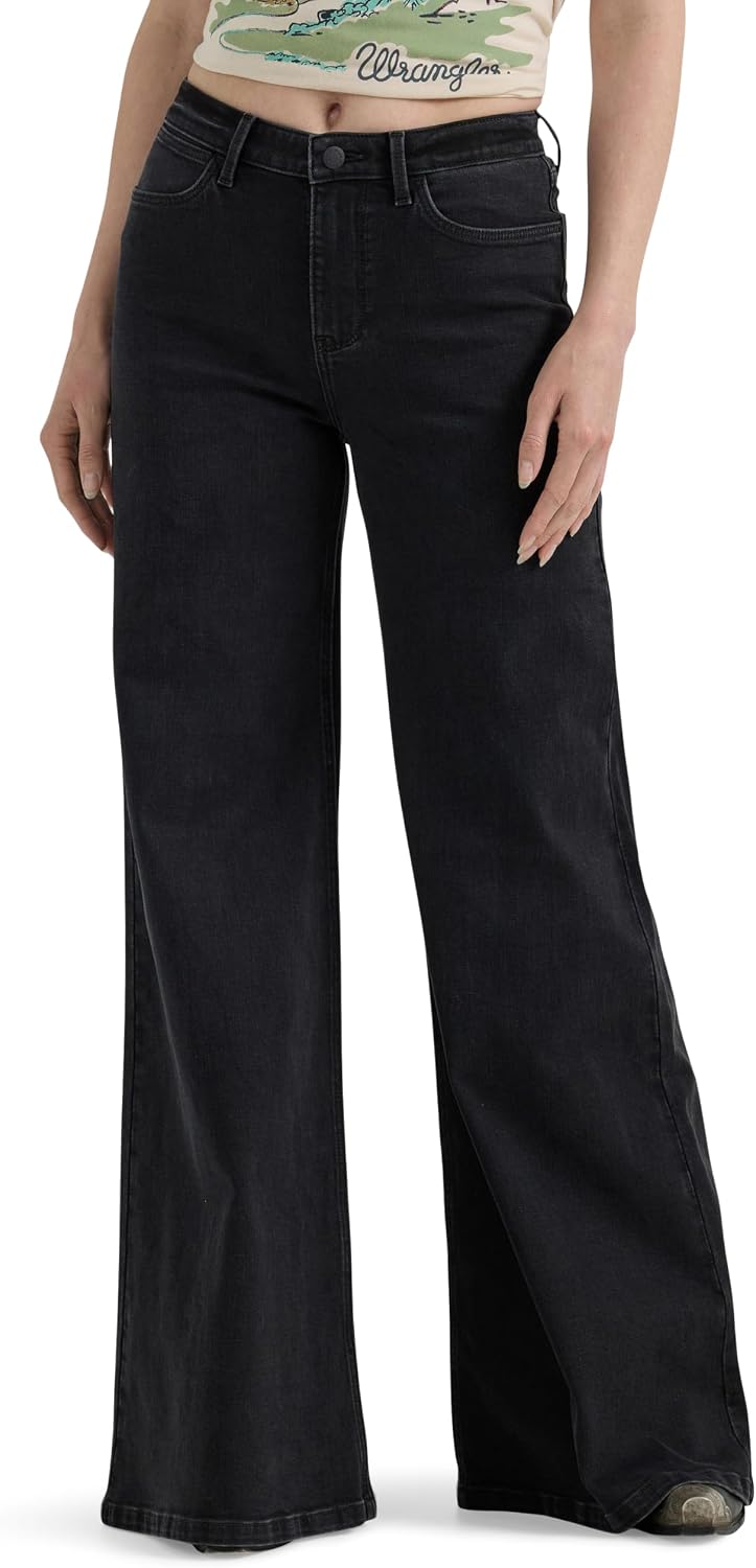 Wrangler Women’s Women’s Wide Leg Flare Jean