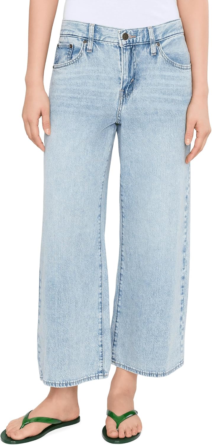 Levi’s Women’s Middy Wide Leg Ankle Jeans