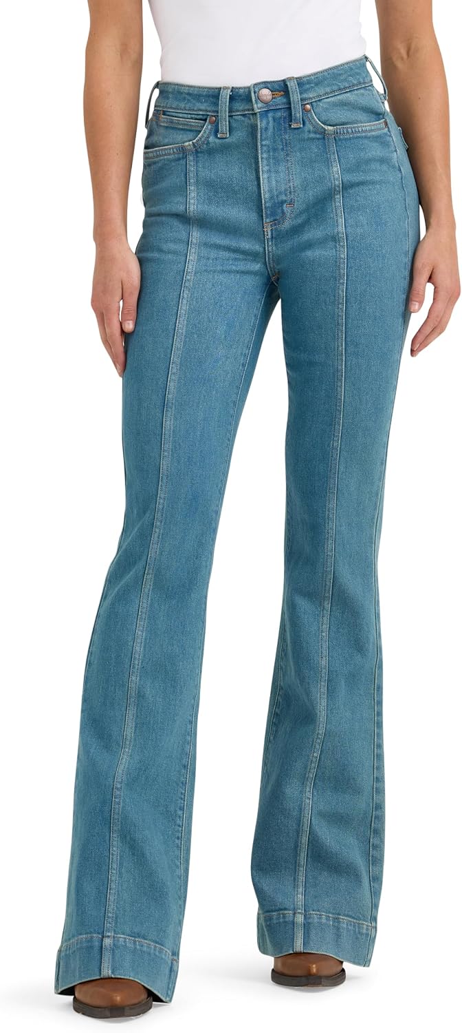 Wrangler Women’s Retro Bailey High Rise Trouser Jean