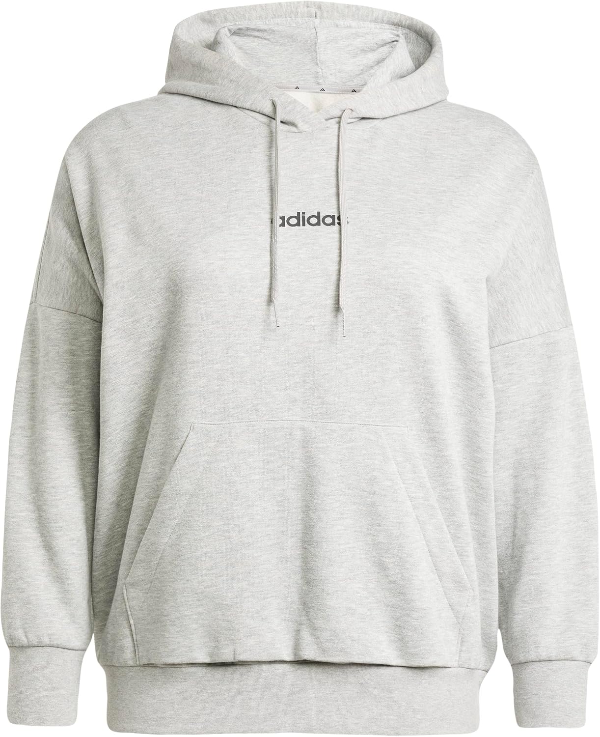 adidas womens Essentials Linear Fleece Hoodie