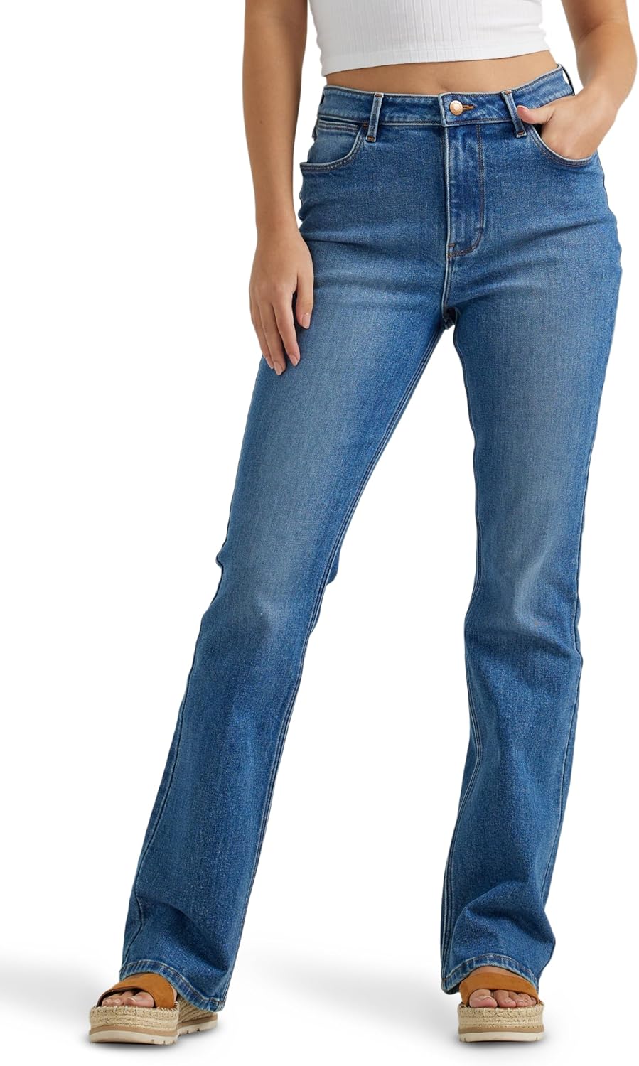 Wrangler Women’s High Rise Bold Boot Jean