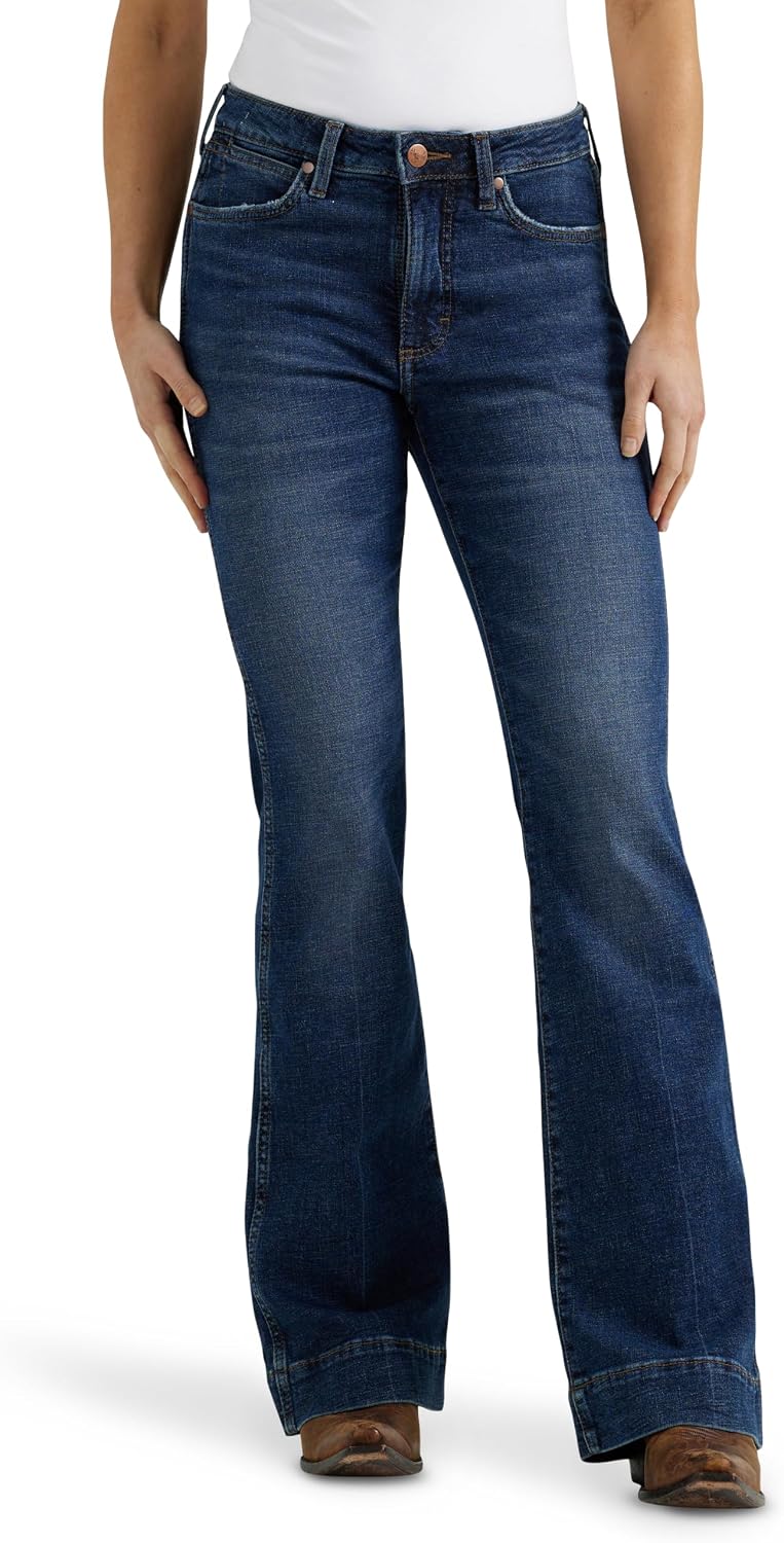 Wrangler Women’s Retro Bailey High Rise Trouser Jean