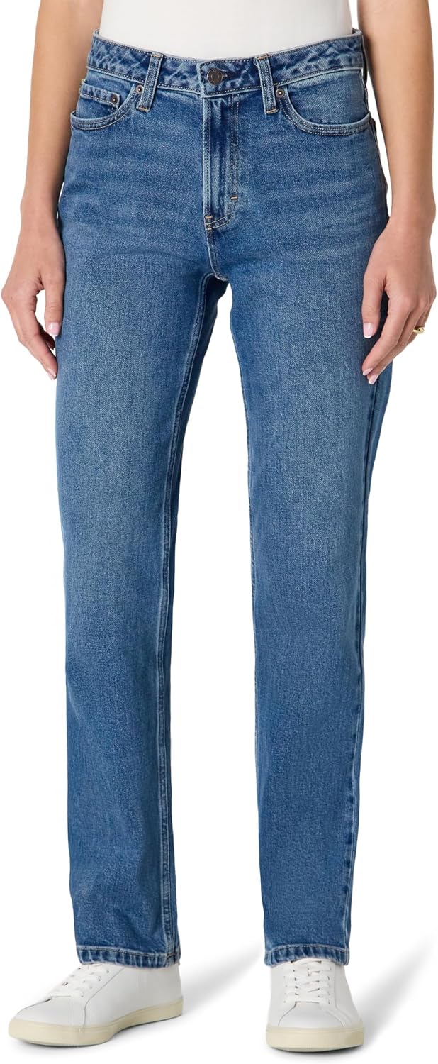 Amazon Essentials Women’s High-Rise Straight Leg Jean