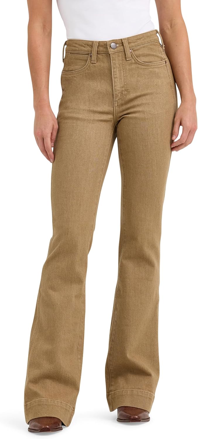 Wrangler Women’s Retro Bailey High Rise Trouser Jean