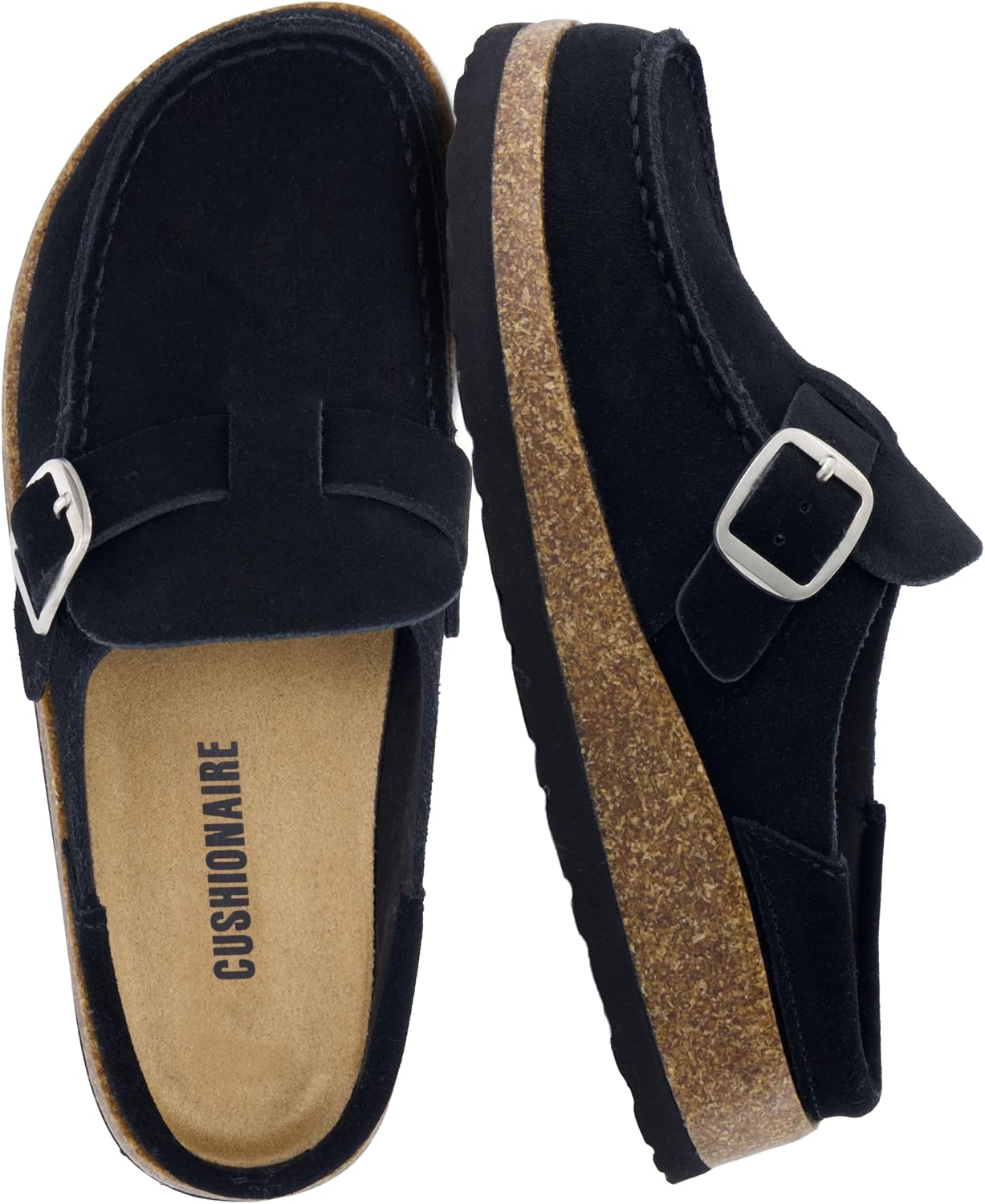 Cushionaire Hobby Suede Slip-Ons