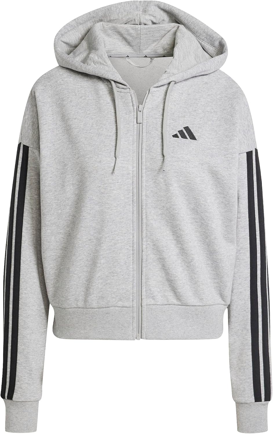 adidas Women’s Essentials 3-stripes French Terry Full-zip Hoodie