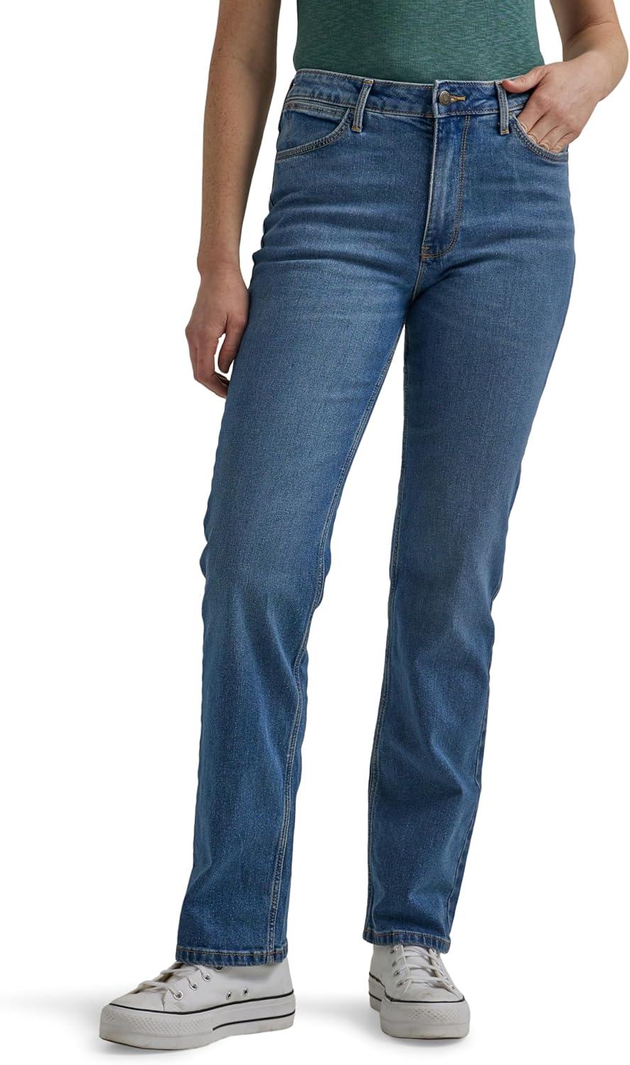 Wrangler Women’s High Rise True Straight Fit Jean