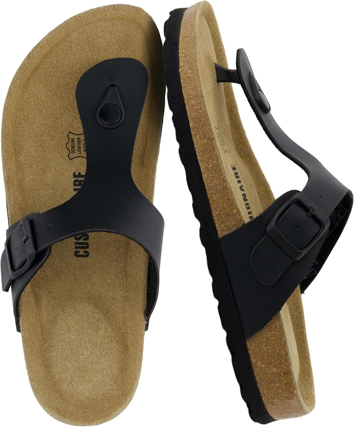 Leah Cork Footbed Thong Sandal