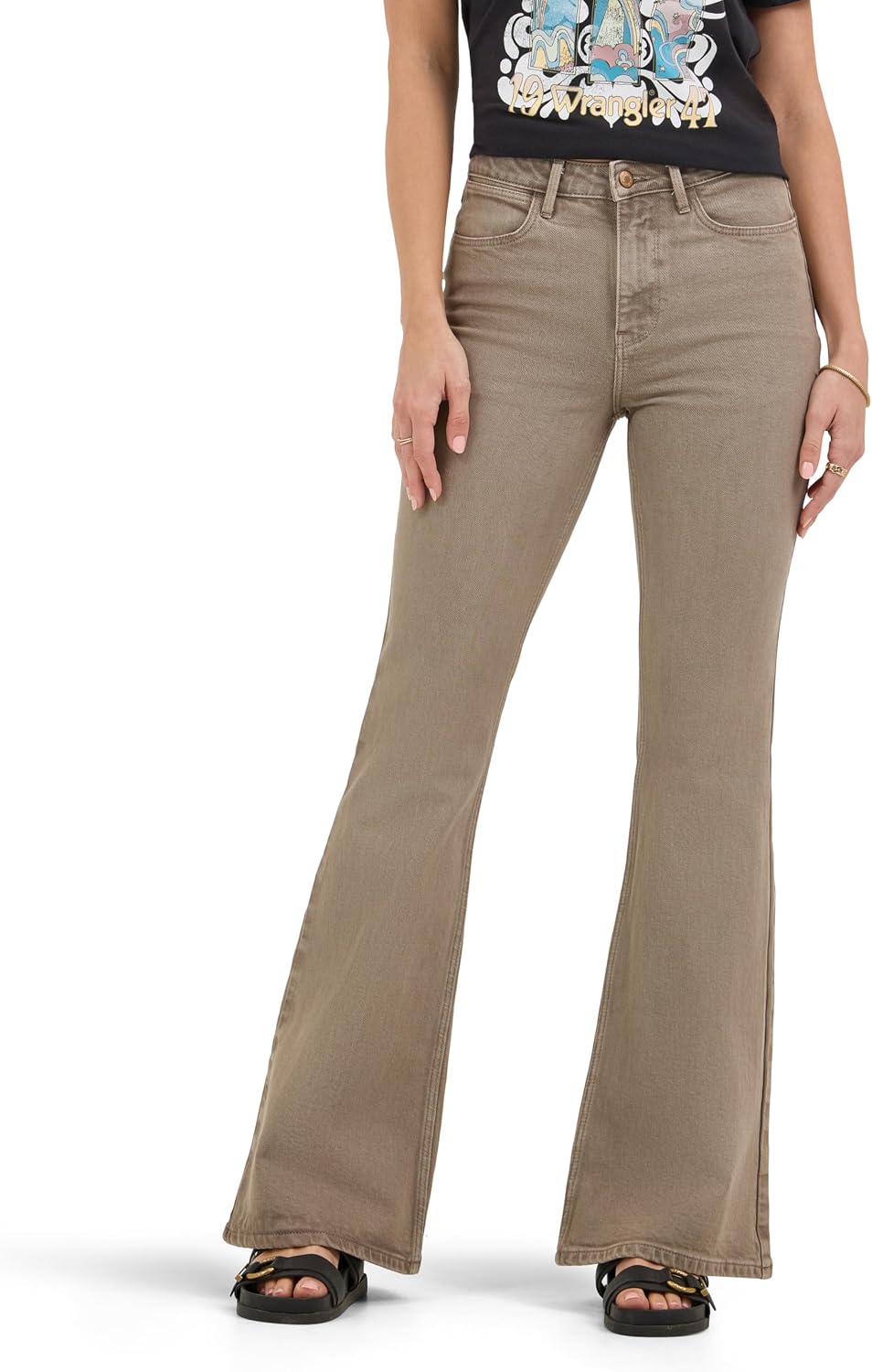 Wrangler Women’s High Waisted Fierce Flare Jean