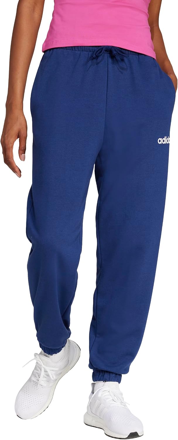 adidas Women’s Linear French Terry Cuffed Sportswear Pants