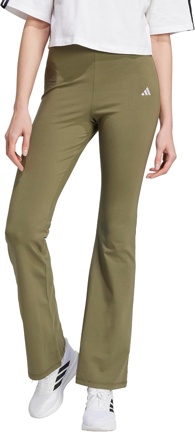 adidas Women’s Essentials Small Logo Flared Leggings