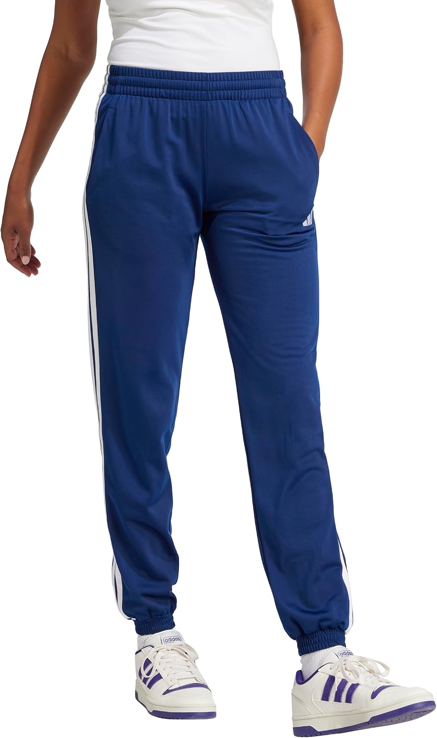 adidas Women’s Tricot 3-Stripes Track Pants
